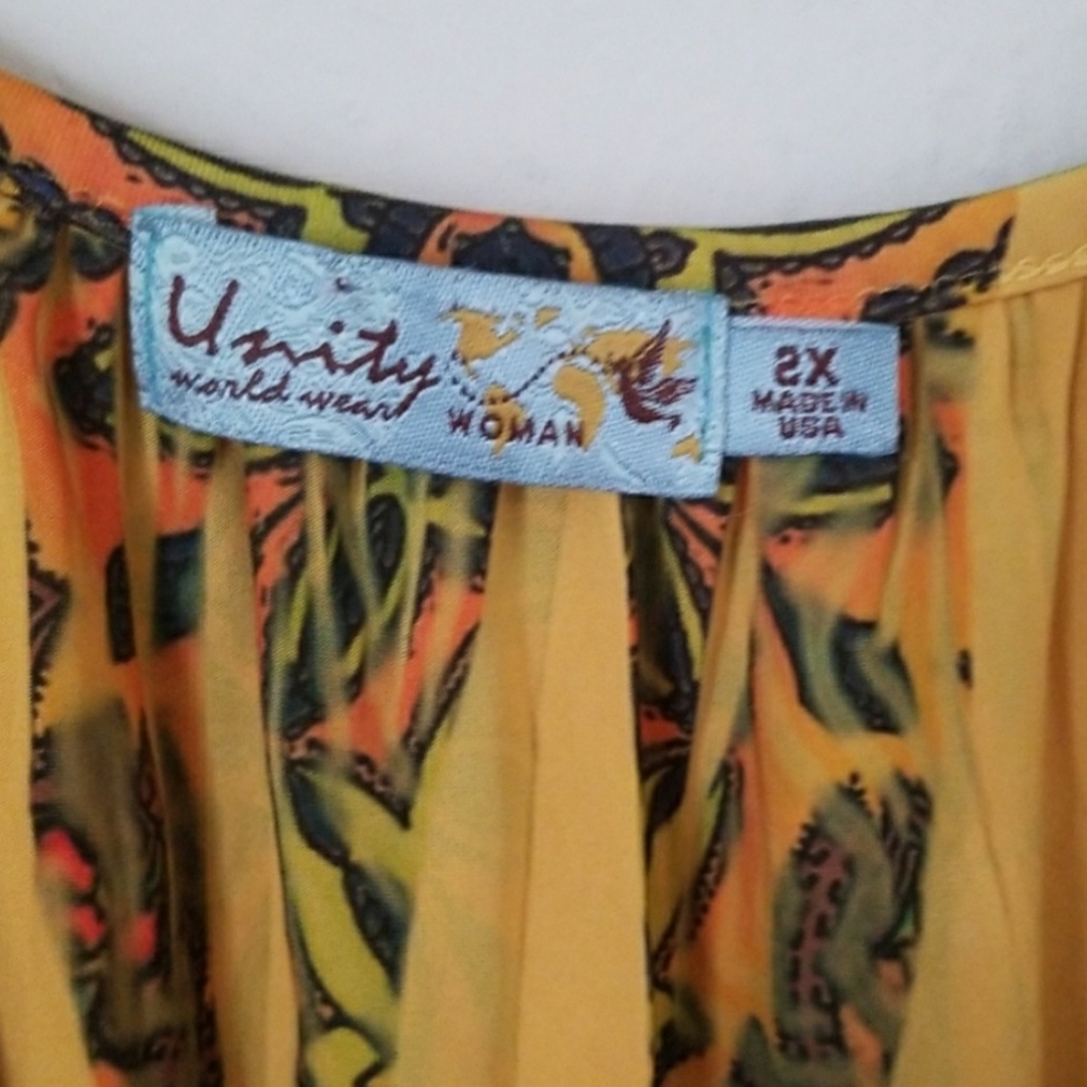 Unity World Wear Multicolored Blouse - Picture 2 of 4